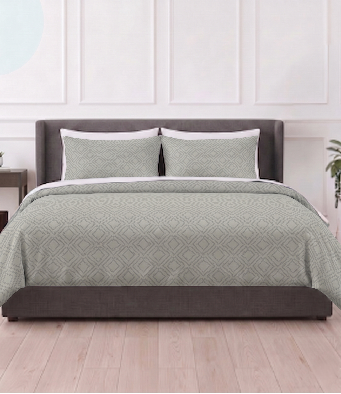 Mayra Tea Green King Size Cotton Bedsheet – Fresh Calm Bedding