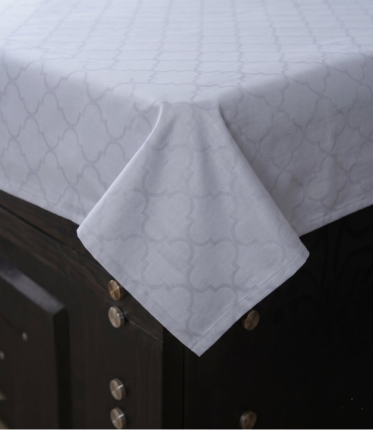Mayra Slate Blue King Size Cotton Bedsheet – Elegant Cool Tone Bedding