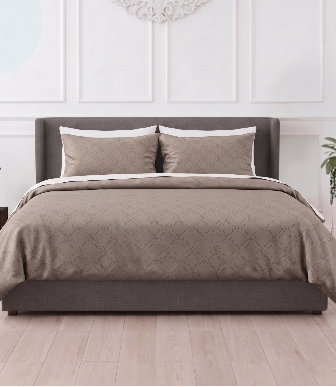 Mayra Mocha Brown King Size Cotton Bedsheet – Rich Cozy Bedding