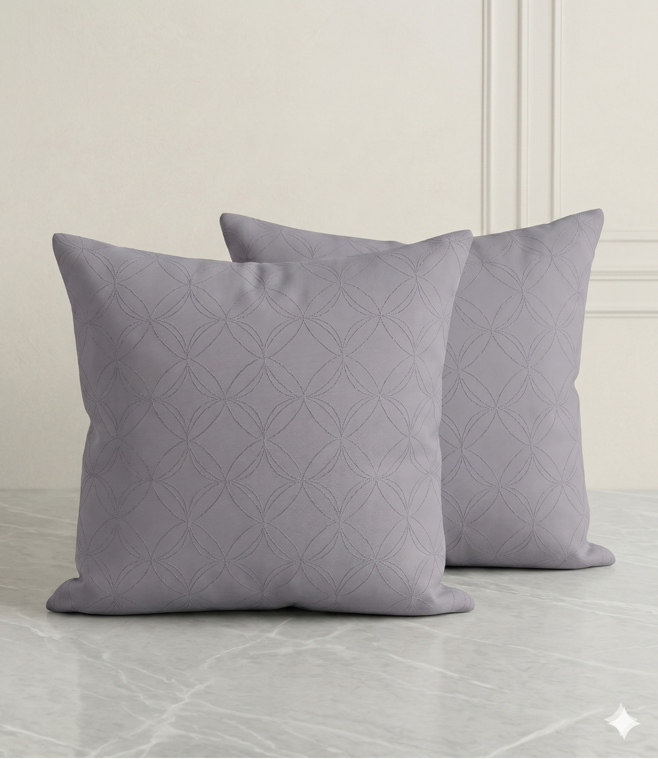 Mayra Silver Grey King Size Cotton Bedsheet – Premium Neutral Bedding