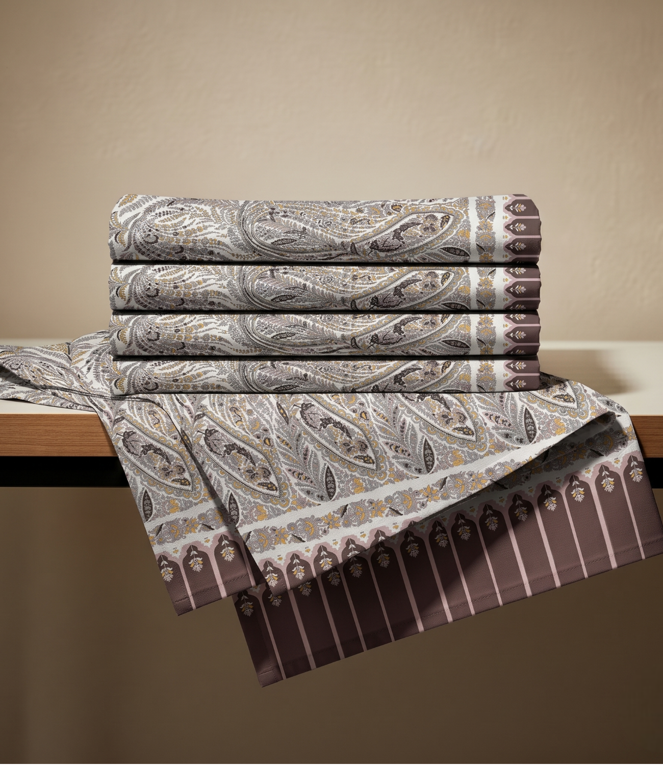 Heritage King Size Cotton Bedsheet - Premium Pure Cotton Bed Linen