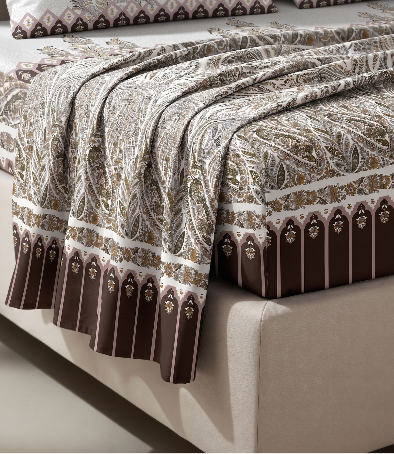 Heritage King Size Cotton Bedsheet - Premium Pure Cotton Bed Linen