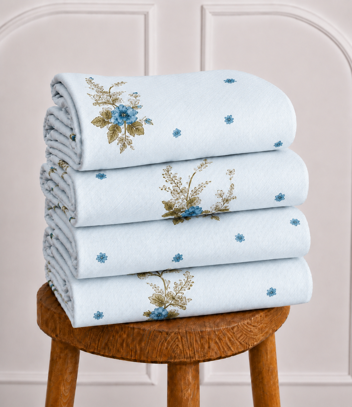 Arizona Sky Blossom King Size Cotton Bedsheet – Floral Freshness & Everyday Comfort