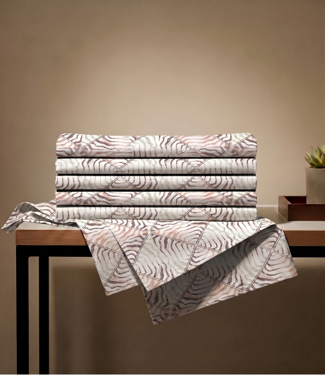 Feel Good Queen Pure Cotton Bedsheet - Positive Vibes Pattern | Motivational Cotton Bedding