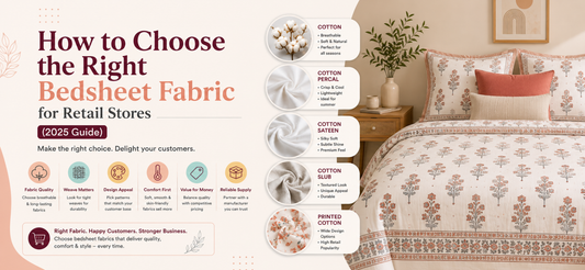 How to Choose the Right Bedsheet Fabric for Retail Stores (2025 Guide)