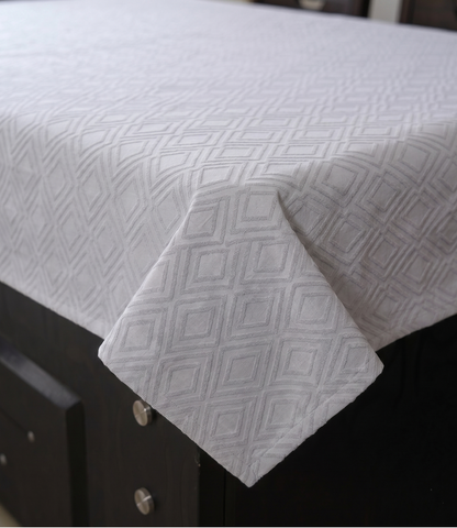 Mayra Silver Grey King Size Cotton Bedsheet – Modern Neutral Bedding
