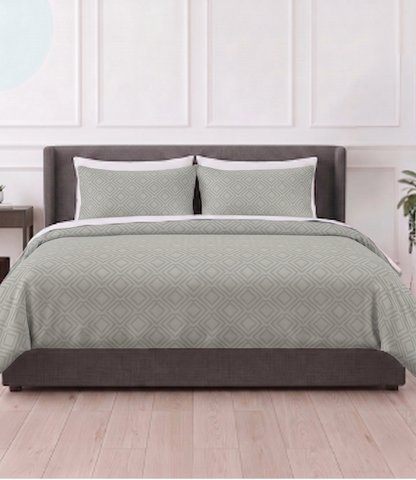 Mayra Tea Green King Size Cotton Bedsheet – Fresh Calm Bedding