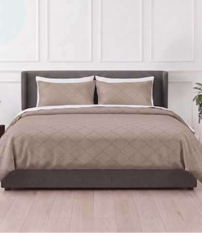 Mayra Mocha Brown King Size Cotton Bedsheet – Warm Elegant Bedding