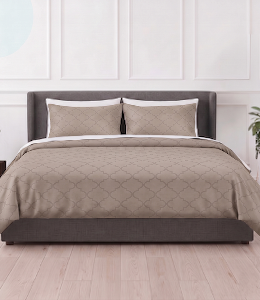 Mayra Mocha Brown King Size Cotton Bedsheet – Warm Elegant Bedding