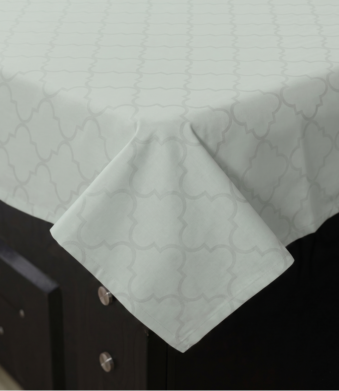 Mayra Tea Green King Size Cotton Bedsheet – Natural Fresh Bedding