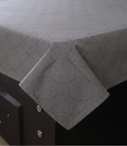 Mayra Dark Grey King Size Cotton Bedsheet – Modern Solid Bedding
