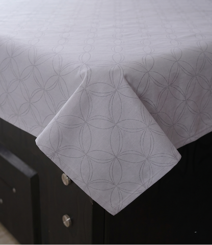 Mayra Silver Grey King Size Cotton Bedsheet – Premium Neutral Bedding