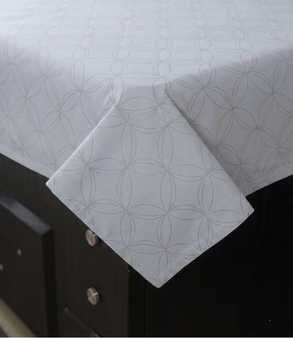Mayra Slate Blue King Size Cotton Bedsheet – Modern Elegant Bedding
