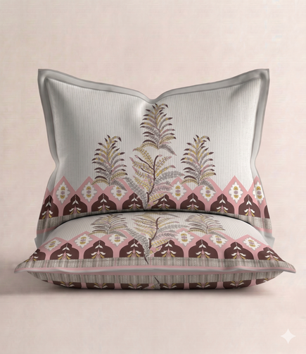 Heritage King Size Cotton Bedsheet - Luxury 100% Pure Cotton Bedding Distinctive Comfort