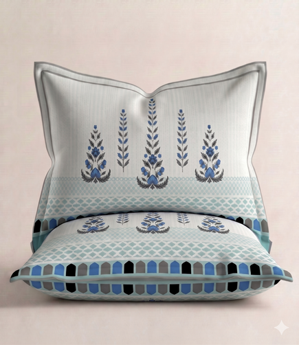 Heritage King Size Cotton Bedsheet - Premium Pure Cotton Bedding