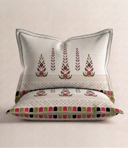 Heritage King Size Cotton Bedsheet - Luxury 100% Pure Cotton Bedding