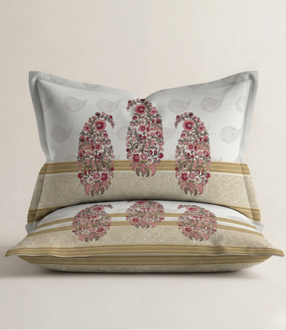 Heritage King Size Cotton Bedsheet - Premium 100% Pure Cotton Bed Linen
