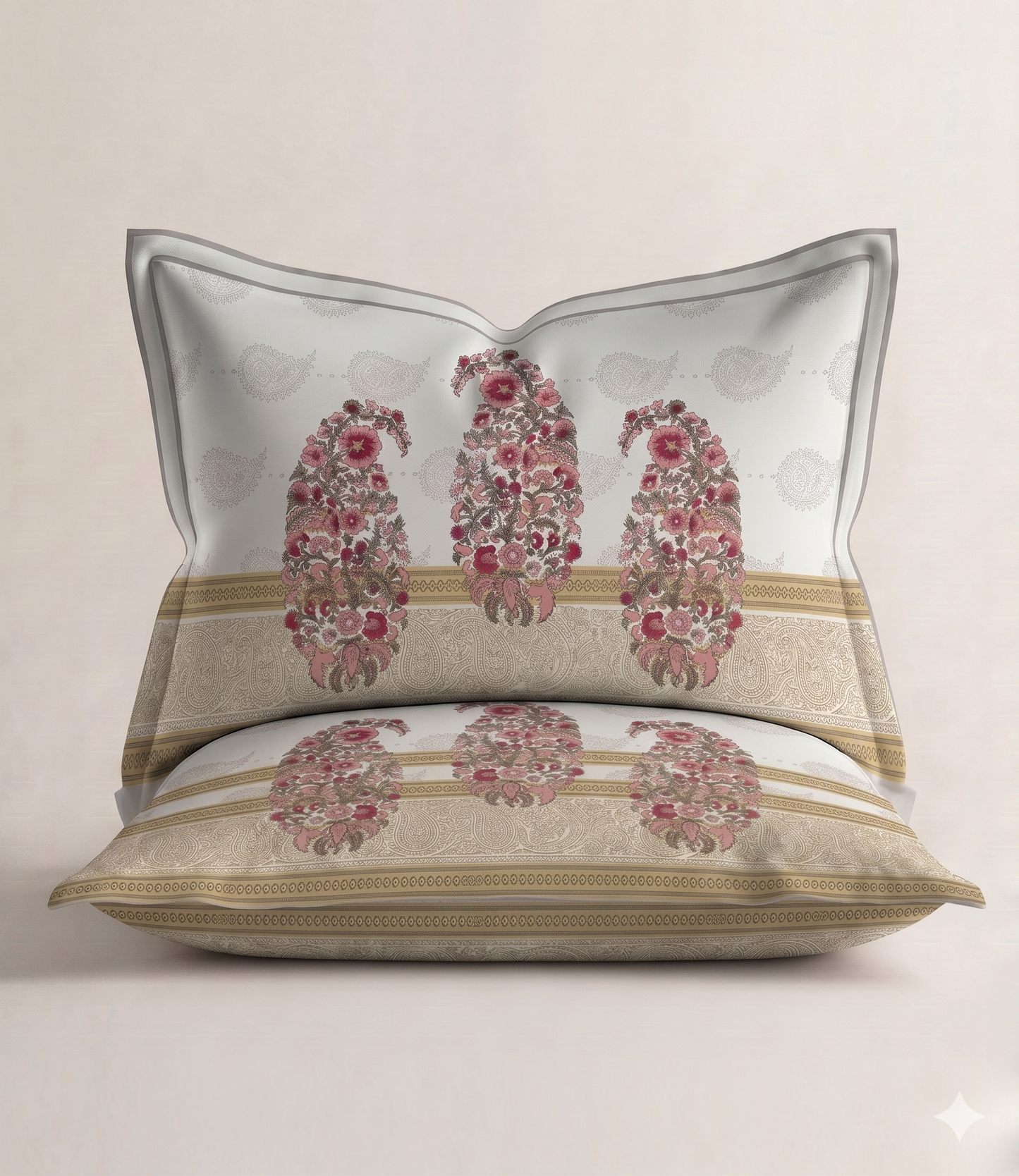 Heritage King Size Cotton Bedsheet - Premium 100% Pure Cotton Bedding