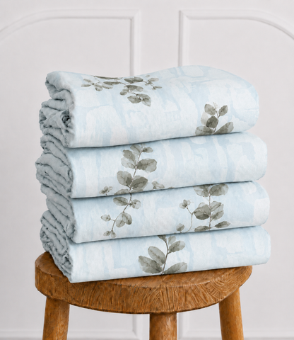 Arizona Sage Mist Eucalyptus King Size Cotton Bedsheet – Fresh Botanical Comfort