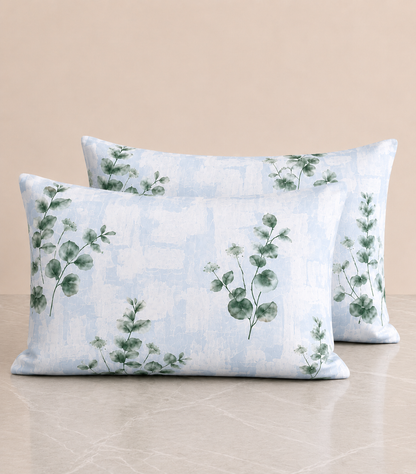 Arizona Sage Mist Eucalyptus King Size Cotton Bedsheet – Fresh Botanical Comfort