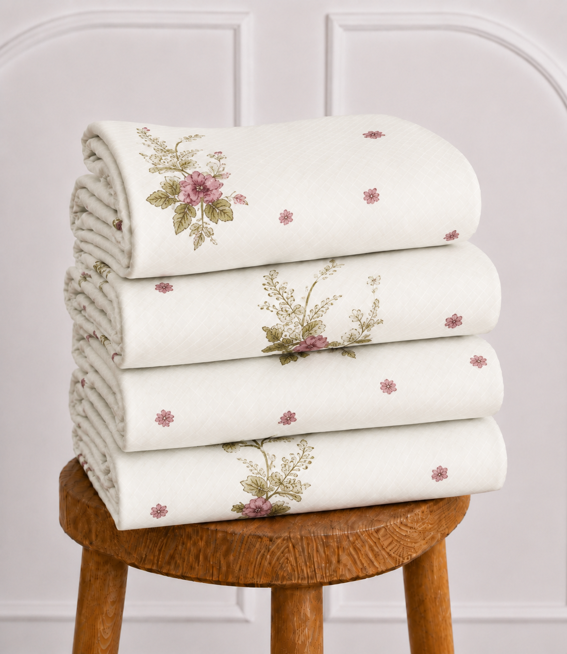 Arizona Rose Meadow King Size Cotton Bedsheet – Floral Elegance & Soft Comfort