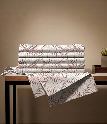 Feel Good Queen Pure Cotton Bedsheet - Positive Vibes Pattern | Motivational Cotton Bedding