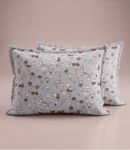 Feel Good Queen Cotton Bedsheet - Gratitude Garden Pattern | Thankful Cotton Bedding