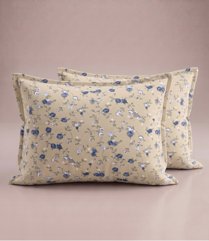 Feel Good Queen Size Pure Cotton Bedsheet - Harmony Circles Design | Balanced Cotton Bedding
