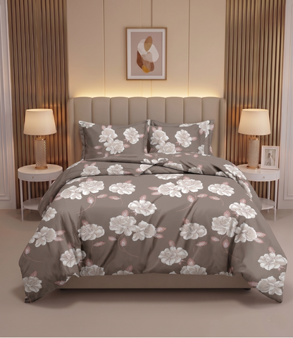 Feel Good Queen Pure Cotton Bedsheet - Joyful Butterflies Pattern | Happy Cotton Bedding