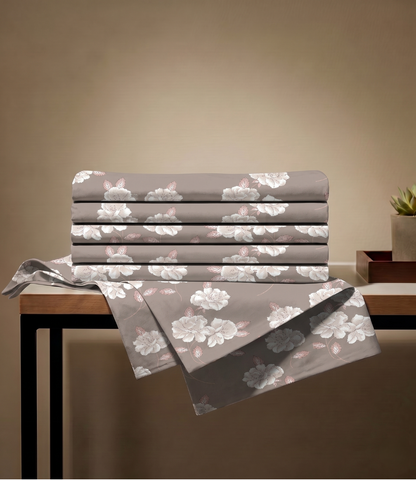 Feel Good Queen Pure Cotton Bedsheet - Joyful Butterflies Pattern | Happy Cotton Bedding