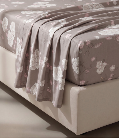 Feel Good Queen Pure Cotton Bedsheet - Joyful Butterflies Pattern | Happy Cotton Bedding