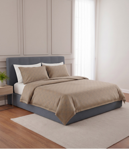 Mayra Mocha Brown King Size Cotton Bedsheet – Rich Cozy Bedding