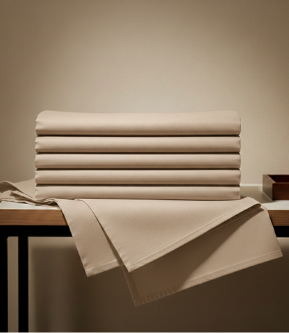 Soft Heaven Pearl White King Size Cotton Bedsheet – Minimal Luxury Bedding