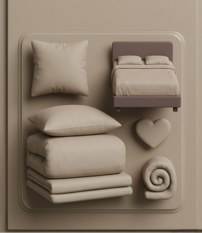 Soft Heaven Pearl White King Size Cotton Bedsheet – Minimal Luxury Bedding