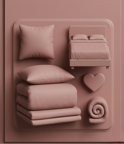 Soft Heaven Dusty Rose King Size Cotton Bedsheet – Soft Elegant Bedding