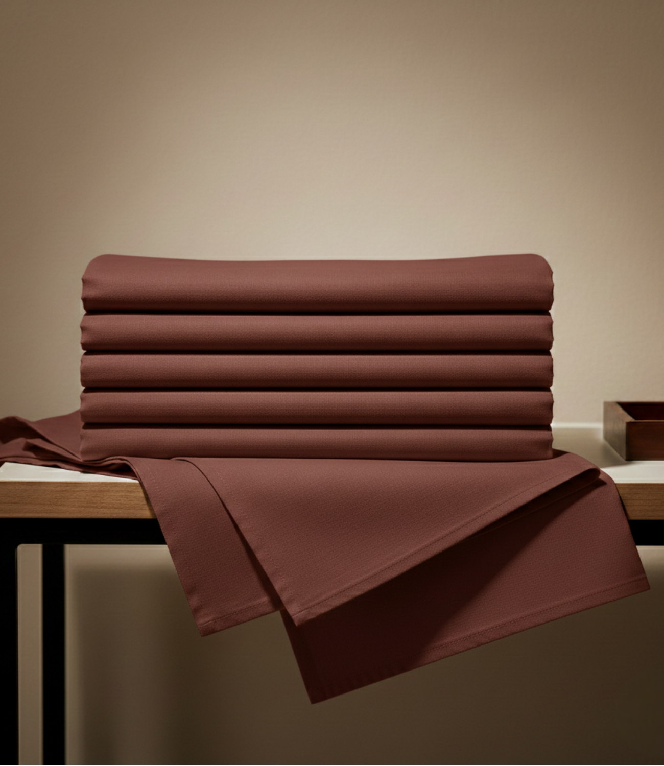 Soft Heaven Coffee Brown King Size Cotton Bedsheet – Rich Cozy Bedding
