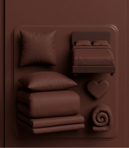 Soft Heaven Coffee Brown King Size Cotton Bedsheet – Rich Cozy Bedding