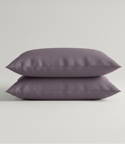 Soft Heaven Plum King Size Cotton Bedsheet – Deep Elegant Bedding
