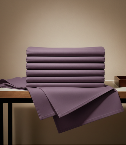 Soft Heaven Plum King Size Cotton Bedsheet – Deep Elegant Bedding