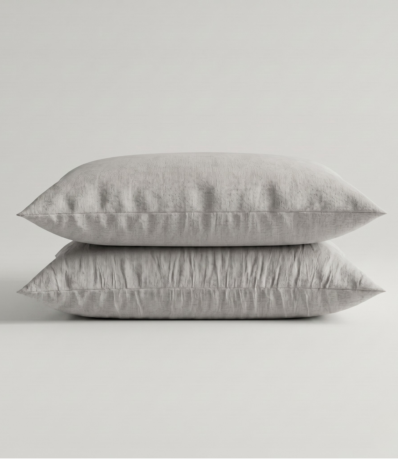 Soft Heaven Silver Grey King Size Cotton Bedsheet – Modern Solid Premium Bedding