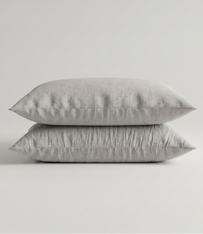 Soft Heaven Silver Grey King Size Cotton Bedsheet – Modern Solid Premium Bedding