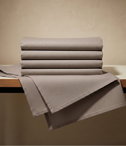 Soft Heaven Mocha King Size Cotton Bedsheet – Earthy Solid Premium Bedding