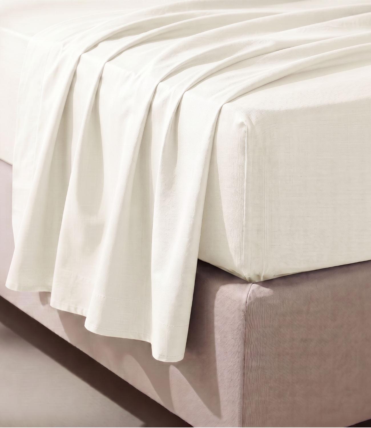 Soft Heaven Olive King Size Cotton Bedsheet – Nature-Inspired Solid Premium Bedding