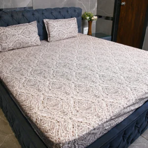 Soft Touch King Size Cotton Bedsheet - Ultra Soft 100% Pure Cotton Bed Linen