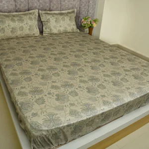 Dream World King Size Cotton Bedsheet - Celestial 100% Pure Cotton Bedding