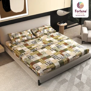 Cozy Cotton King Size Cotton Bedsheet - Comforting 100% Pure Cotton Bed Linen