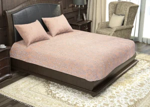 Dream World King Size Cotton Bedsheet - Dreamy 100% Pure Cotton Bed Linen