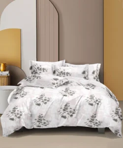 Arizona Collection Queen Size Pure Cotton Bedsheet - Classic Desert Bloom Design | 100% Cotton Comfort