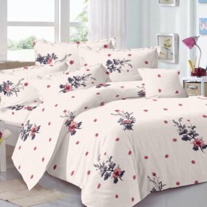 Arizona Queen Size Pure Cotton Bedsheet - Desert Mirage Pattern | Breathable Cotton