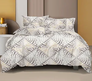 Feel Good Queen Size Pure Cotton Bedsheet - Happiness Blooms Design | Uplifting Cotton Bedding